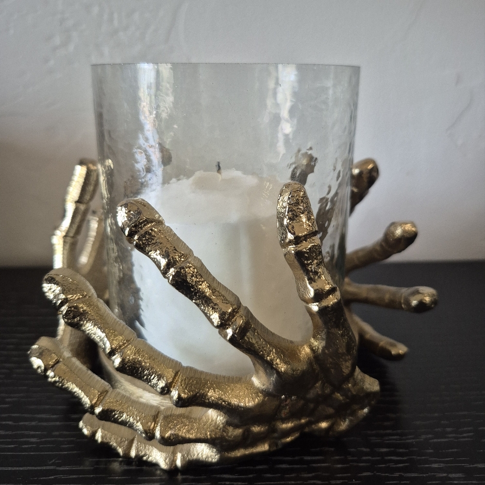 Halloween Hands Candle Holder NEW
